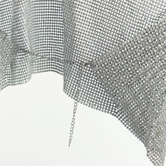 ZARA HALTER JEWELED TOP - Picture 12 of 13